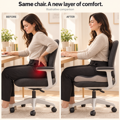 SitHaven Memory Foam Seat Cushion