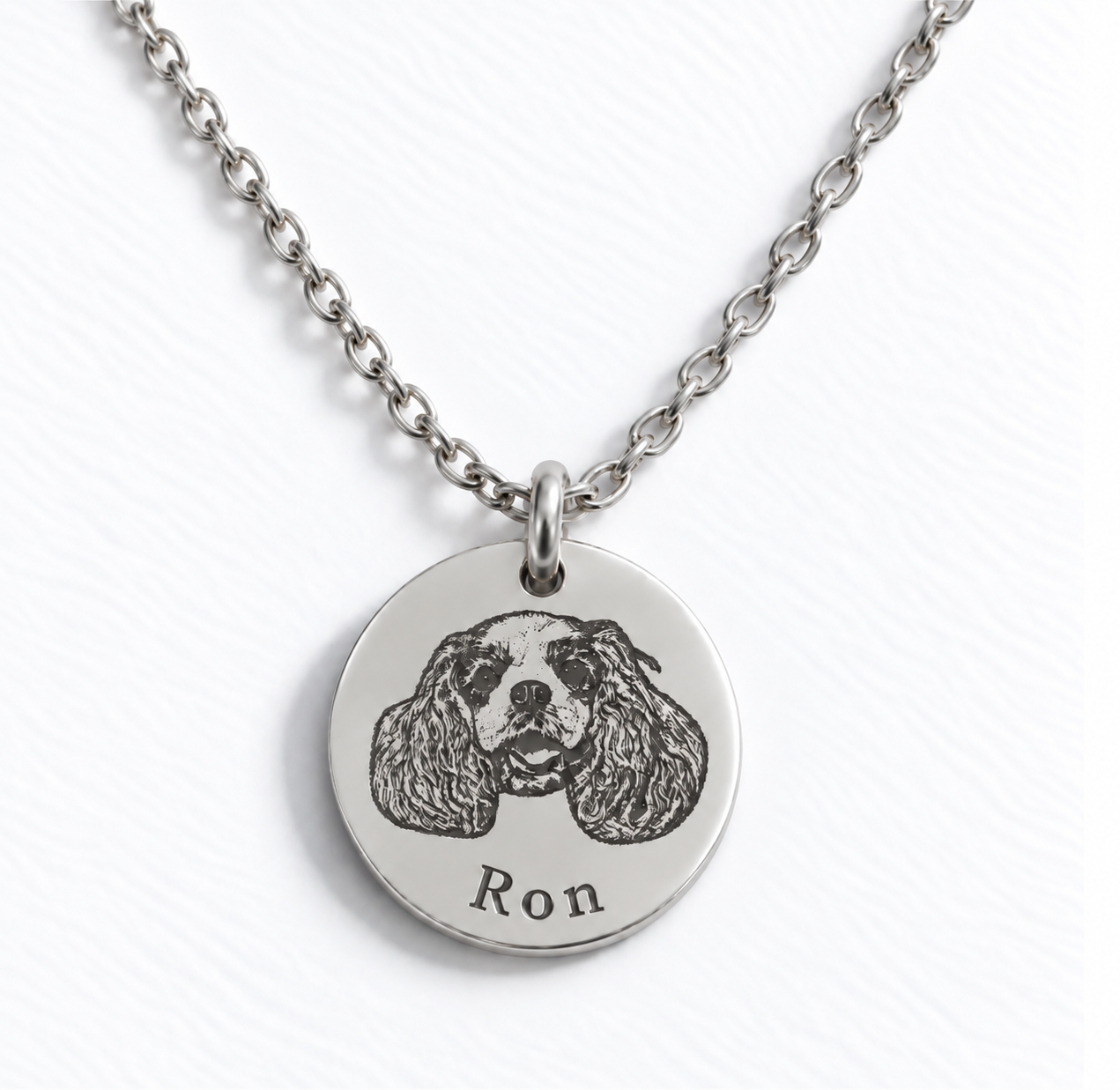 Personalized Pet Portrait Necklace