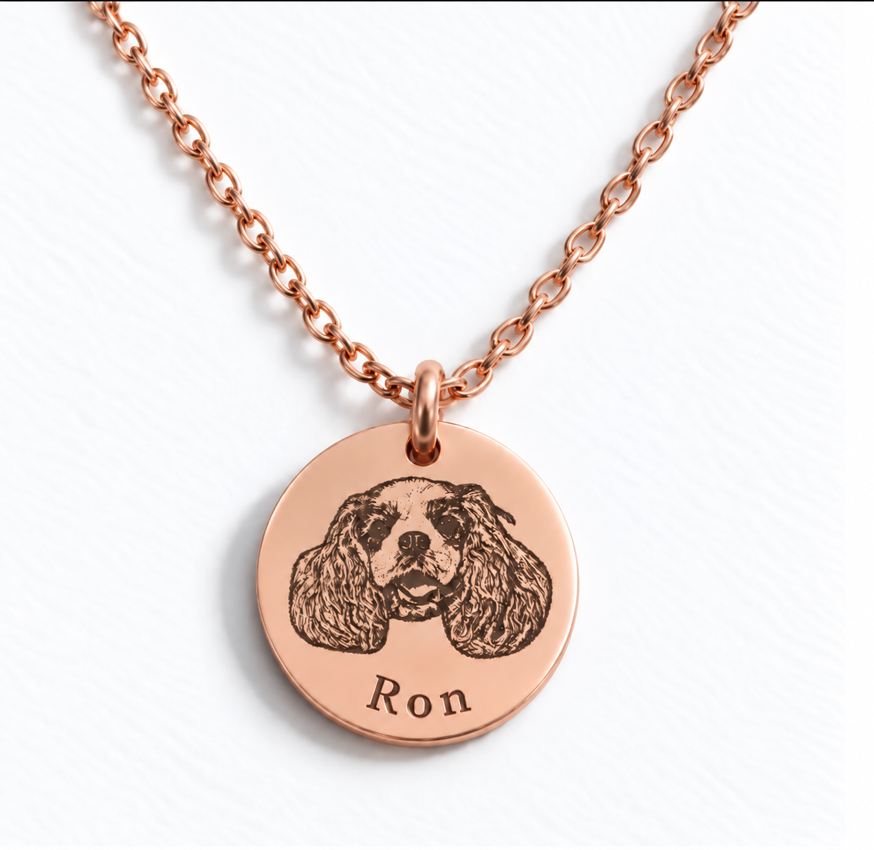 Personalized Pet Portrait Necklace