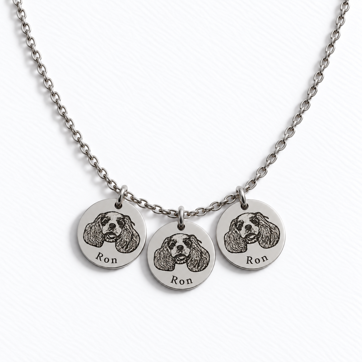 Personalized Pet Portrait Necklace