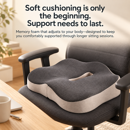 SitHaven Memory Foam Seat Cushion